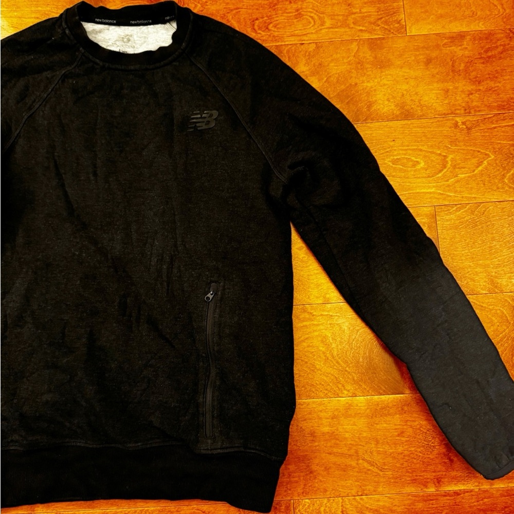 New Balance Heathered Charcoal Crewneck Sweatshirt